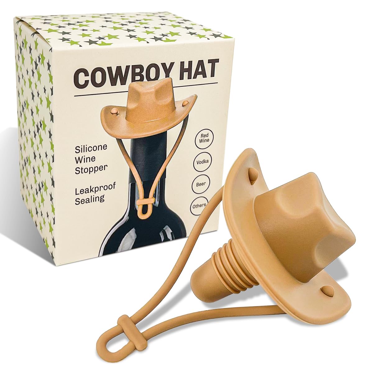 Cowboy Hat Silicone Wine Stopper