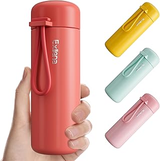 Mini Water Bottle Coral Red