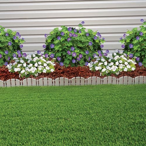 image for EasyFlex No-Dig Landscape Edging with Anchoring Spikes, 4.5 in. Tall D