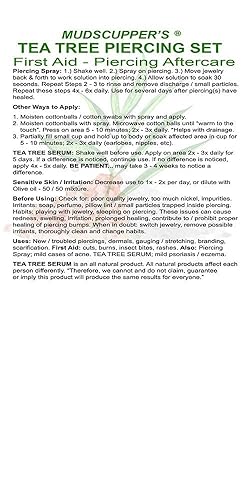 Miniatura 6 de Set de primeros auxilios y piercing de árbol de té