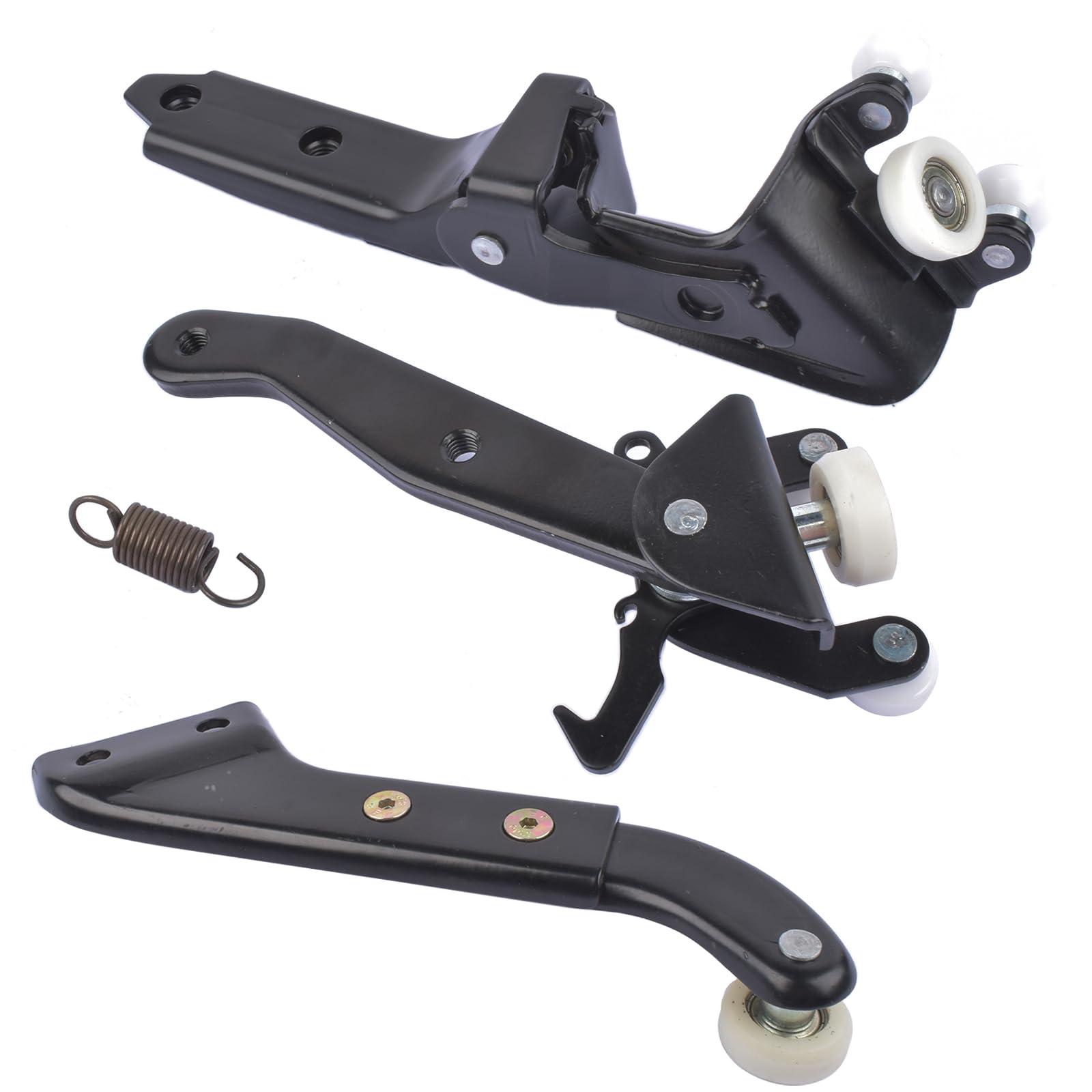 Jeu de Guides à Rouleaux pour Porte Coulissante Droite Compatible avec Mul-tivan V Trans-porter V T5 7H0843436D 7H0843436H