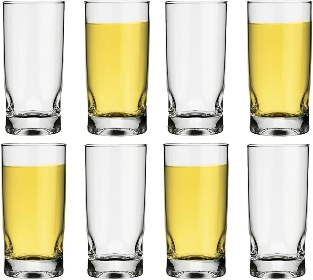 Nadir Amassadinho Long Drink Glass Set, 310ml, Set of 6, Transparent