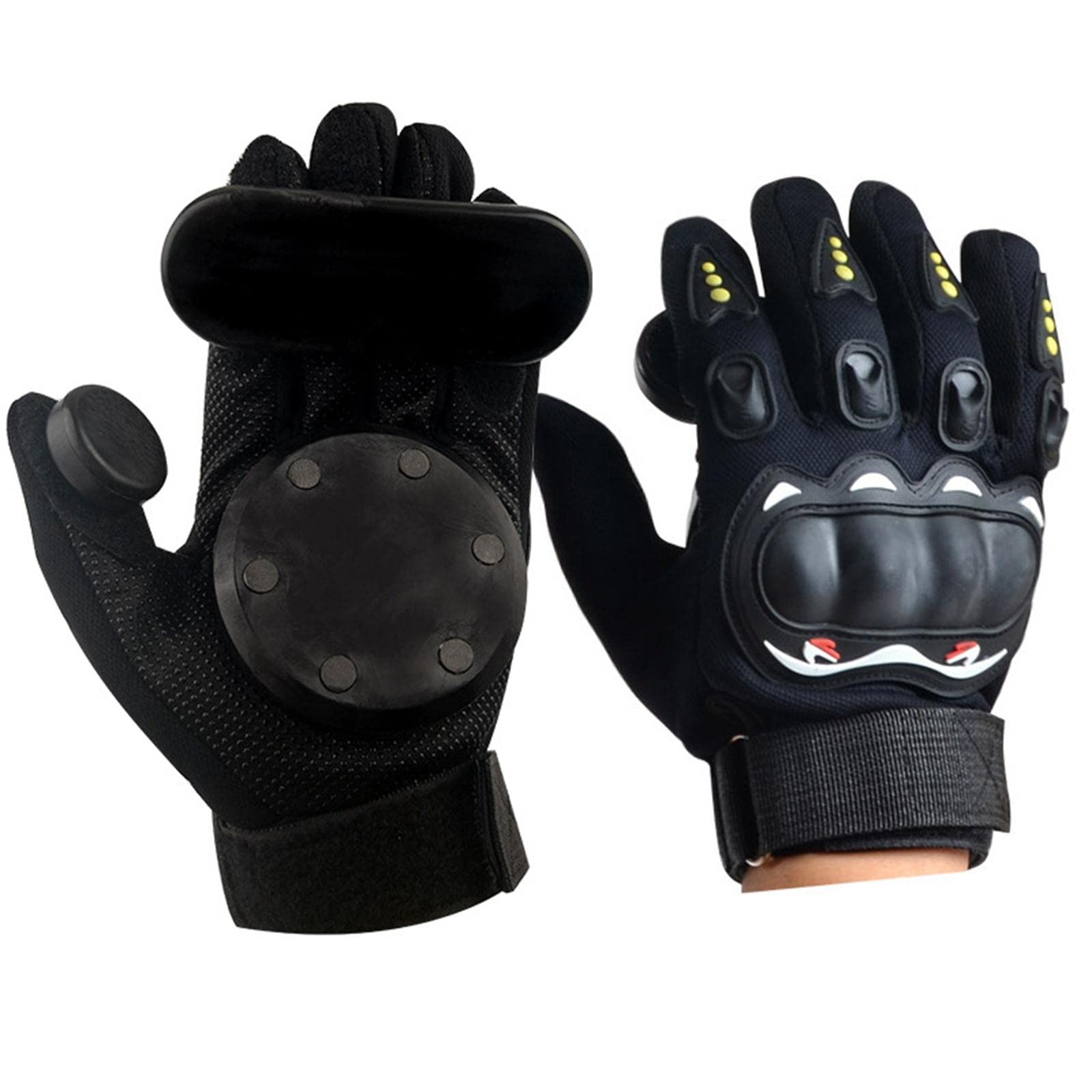 Harilla - Gants De Skateboard, Polyester Respirant, Paume Granuleuse, Circonférence 20 Cm, Longueur 23 Cm, Pour Freinage, Danse Et équilibre, Sports Outdoor