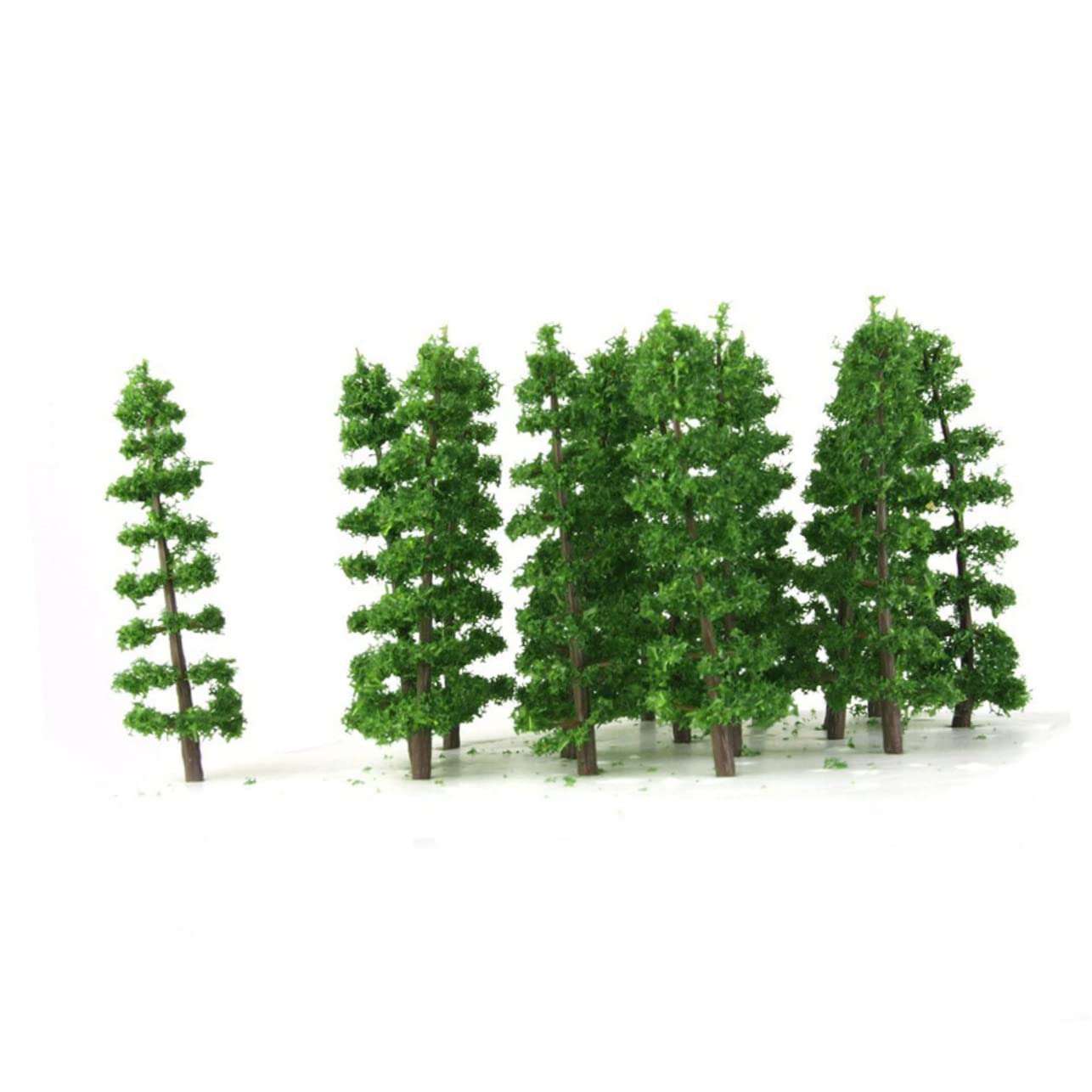 MAGICLULU 3 Set Di Mini Abeti Realistici in Scala 1/100 Per Modellismo Ferroviario 20 Pezzi * 3