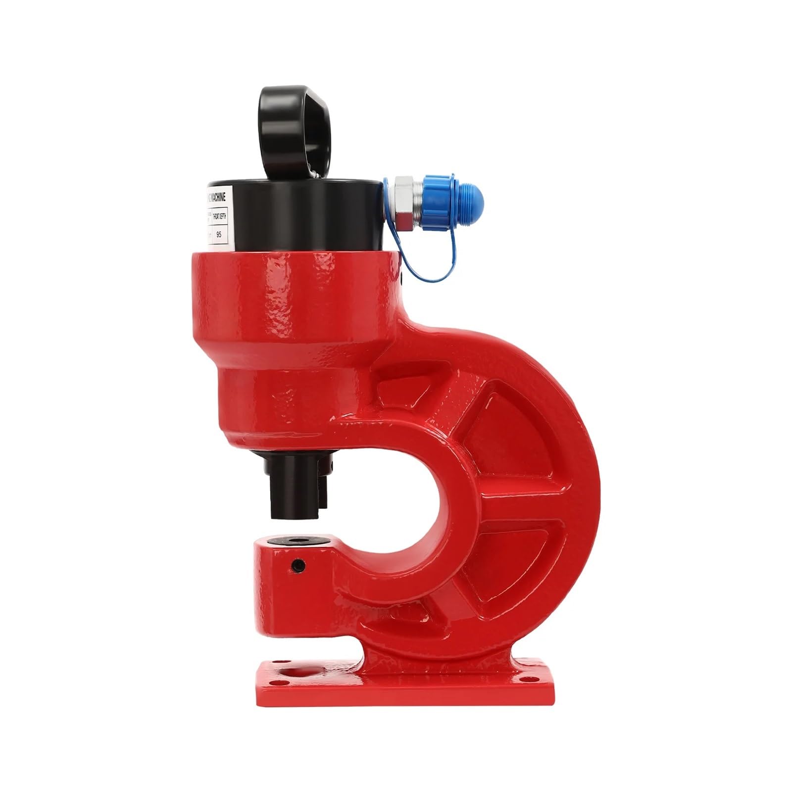 Mthckxjbsuz Rosso Ch-60 Hydraulic Punching Machine With 4 Punching Dies Space Saving For Diy Enthusiasts(Rosso)