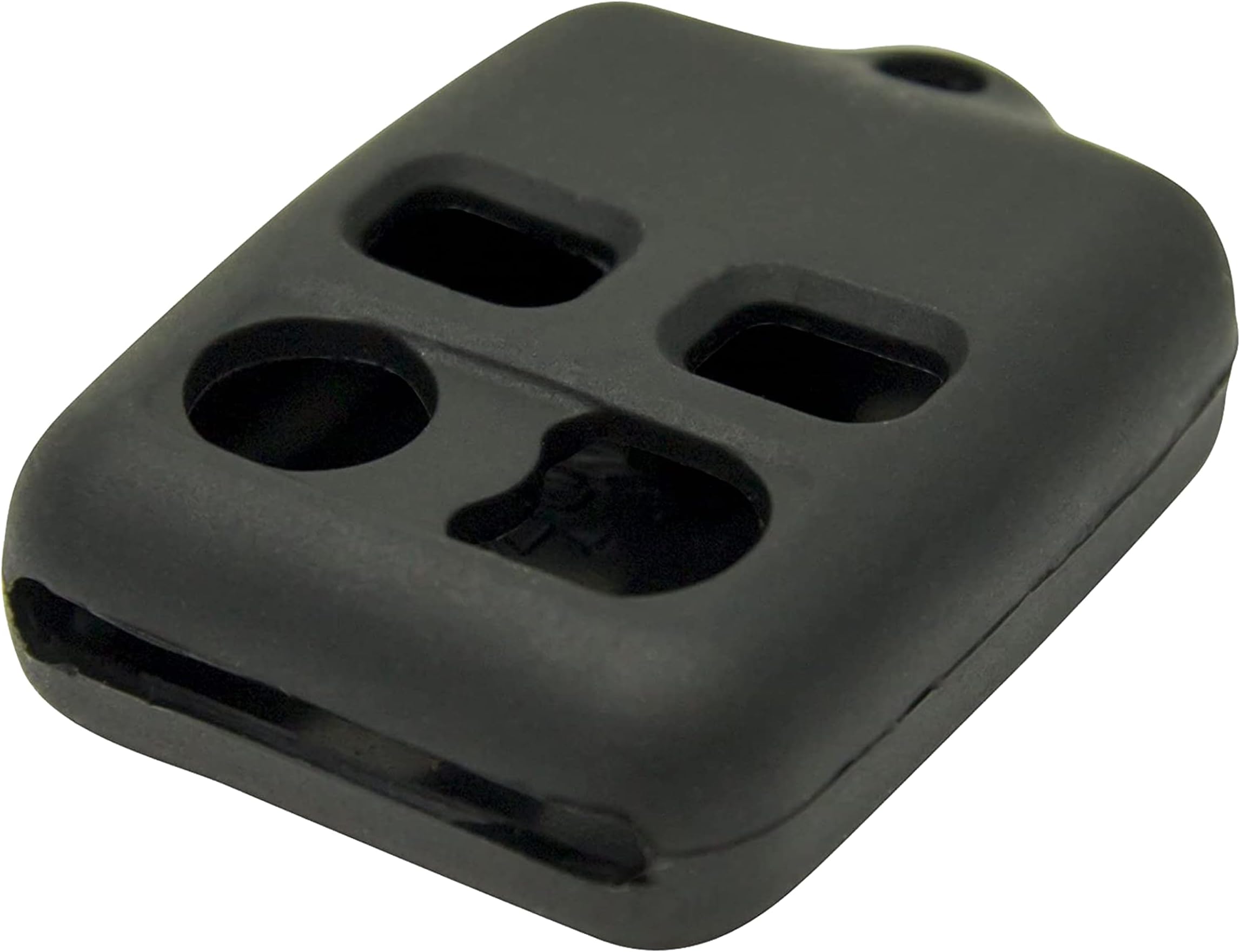 Keyless2Go New Silicone Cover Protective Case for 4 Button Remote Key Fobs FCC CWTWB1U345 CWTWB1U331 - Black by Keyless2Go