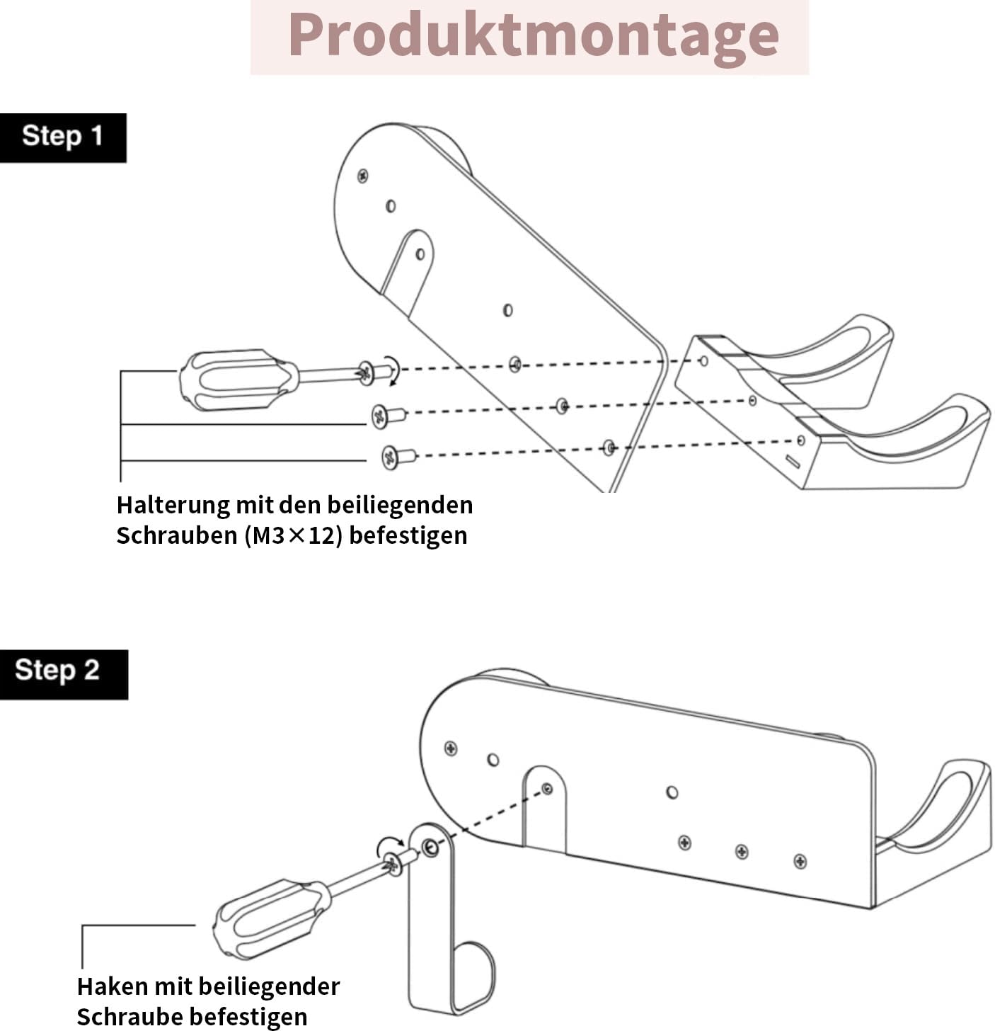 Föhnhalterung Wand Ohne Bohren, Fönhalter für Haartrockner, Edelstahl Haartrocknerhalter zum Kleben, Föhn Halterung für Badezimmer Weiß Chochoyah