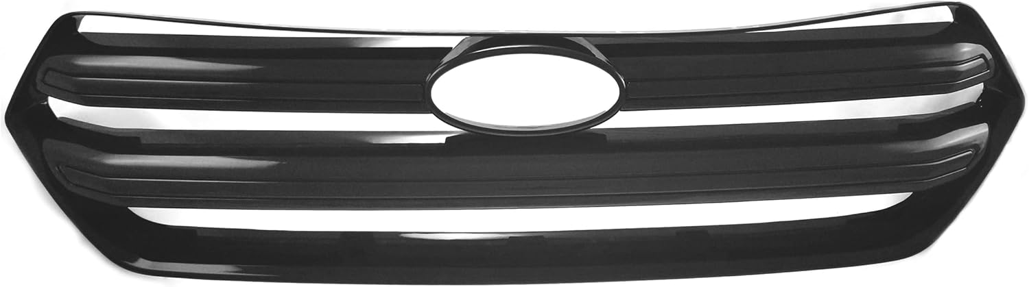 Chrome Delete Black Front Grille Overlay with Secure Adhesive Tape for 2017-2019 Ford Escape | Easy Installation - No Tools Needed | US Patented