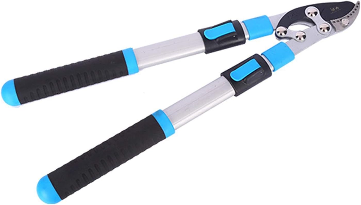 Loppers Long Handle Extendable Bypass Pruning Loppers, Telescoping Branch Garden Tool with SK5 High Carbon Steel Blade Chops Thick Branches with Ease Gardening Tool Every Family