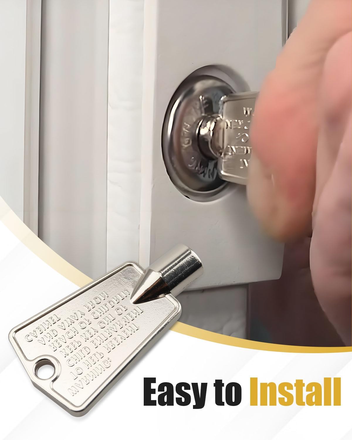 Freezer Key Replacement Fit for General Electric Hotpoint RCA Kenmore Sears, Replace WR01X29793 AP6332701 4864231 PS12344707