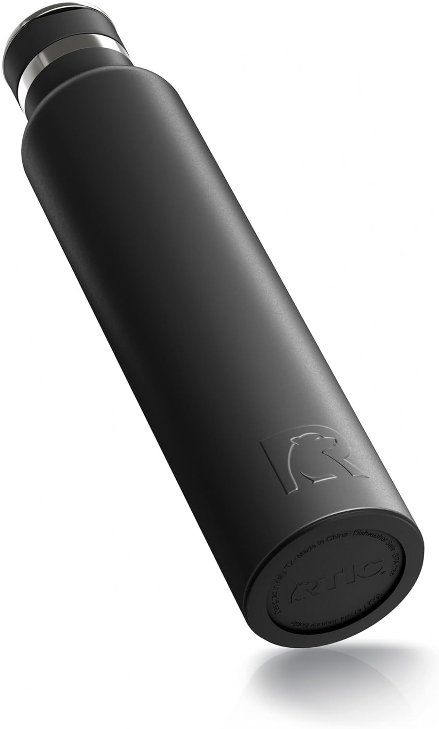 RTIC 26oz Journey Water Bottle Ceramic Lined Metal Stainless Steel Vacuum Insulated, BPA Free, Reusable, for Water, Hot and Cold Drinks, Travel, Sports, Camping, Black - Image 7