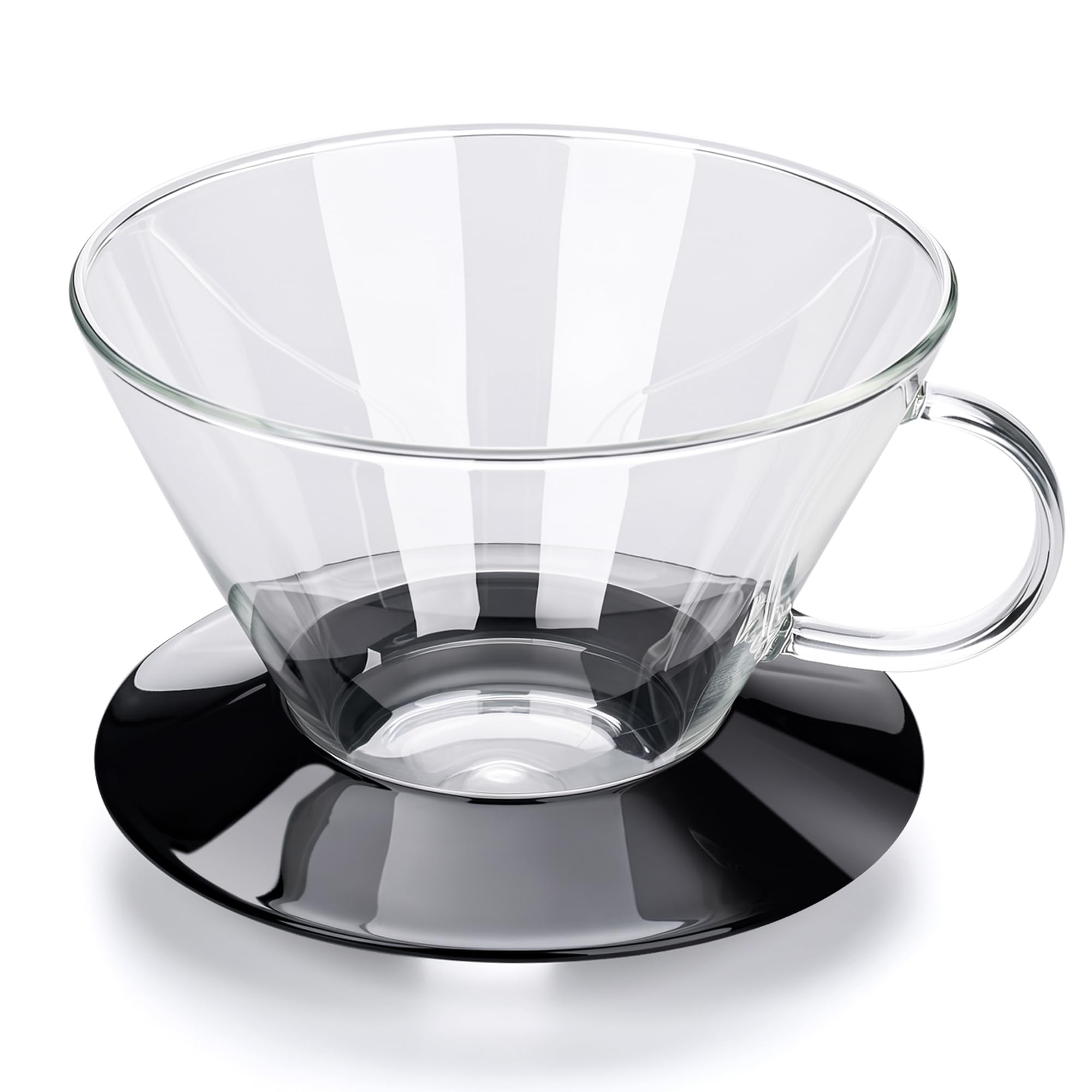 Replacement for Kalita Wave 185 Glass Dripper Reusable 16-26oz Pour Over | Durable Heat-R…