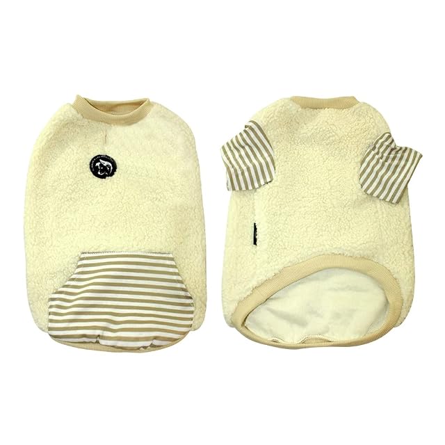 Foto 6 de 6 de Abrigo Viento para Perros Chaqueta cálida de Invierno para Mascotas Sudadera con Forro Polar de algodón…