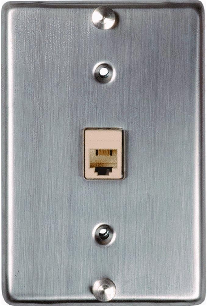 SOUTHWESTERN BELL S60617 6-Conductor Stainless-Steel Wall Mount