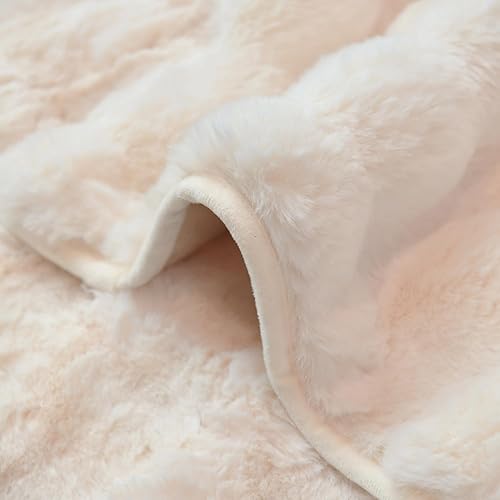 Miniatura 6 de MERRYLIFE Fundas de felpa gruesa de piel de conejo sintético para sofá, 1 pieza, antideslizantes, cálidas, suaves y acogedoras, fundas de almohada