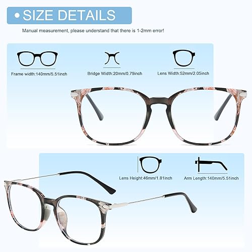Miniatura 4 de YIMI Gafas de Bloqueo de Luz Azul Fotocromáticas para Mujeres y Hombres Marco Completo Anti Rayos UV Filtro Gafas de Computadora Gaming