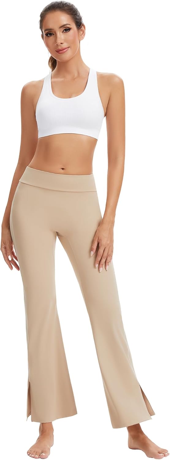 VME High Waisted Yoga Pants with Pockets - Tummy Control Workout Running Yoga Legging for Women - Image 6