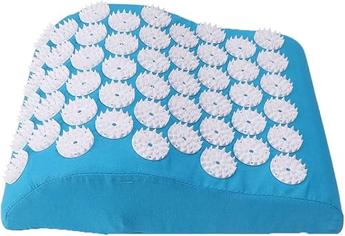 Miniatura 3 de Almohada de acupresión Almohada de masaje Promueve mejorar la rigidez No irritante Mantener el uso doméstico para dormir (azul)