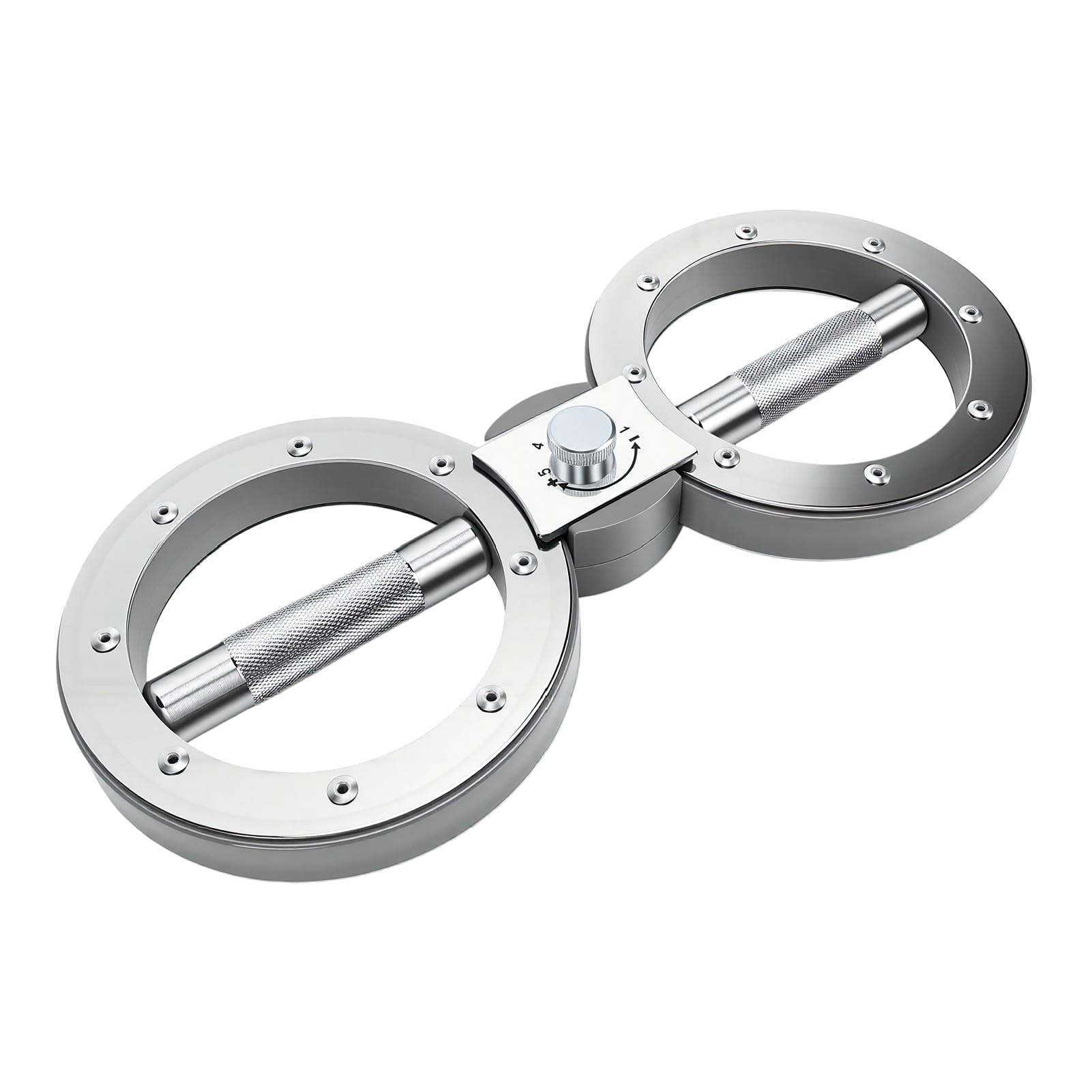 Generic Rotierender Unterarmtrainer, Einstellbare Widerstandsstufen für den Einsatz zu Hause und Im Fitnessstudio, Kompaktes Armtrainingsgerät, Edelstahl, 360°-Drehung
