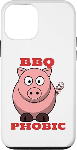 iPhone 12 mini Cartoon Pig BBQ Phobic Case