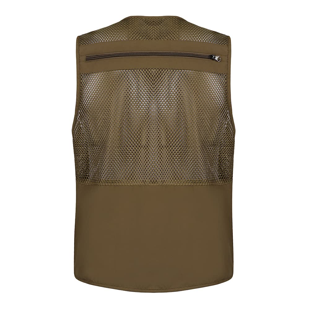 Gilet Sportivo Uomo Gilet Estivo per Attività All'Aperto, Giacca Senza Maniche Casual Giubbotto Smanicato da Lavoro per Fotografia Caccia Viaggio