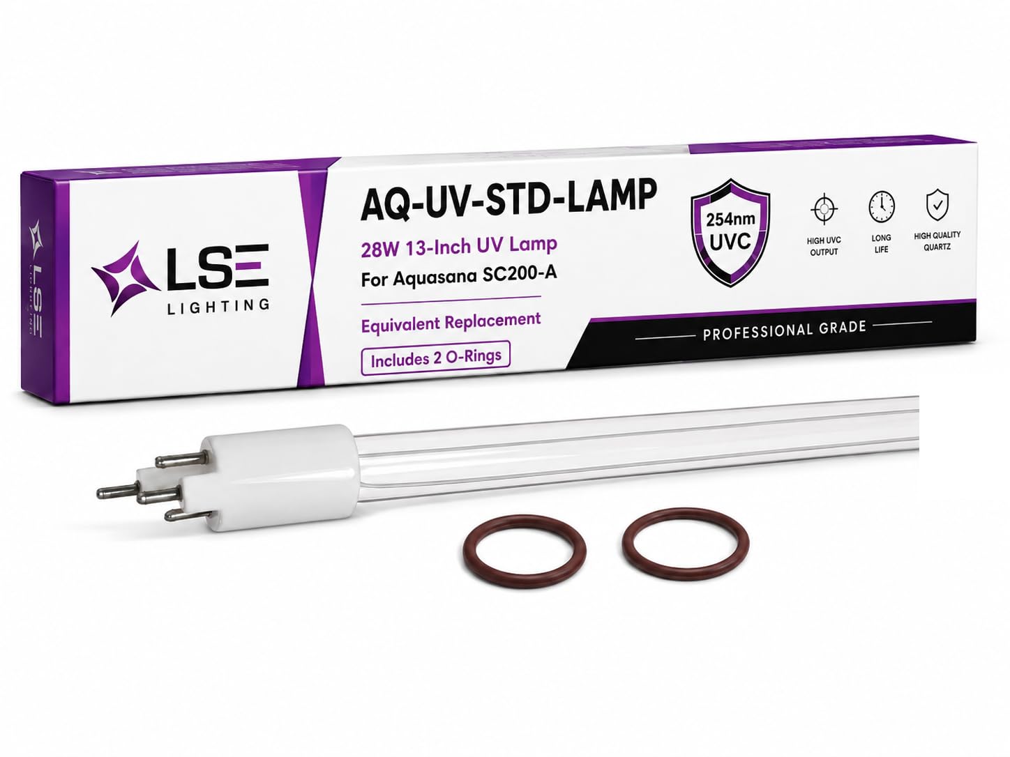 Amazon.com: LSE Lighting AQ-UV-STD-LAMP 28W 13-Inch UV Lamp for