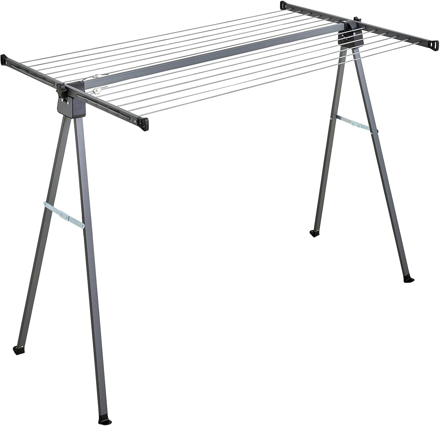 A-Shape Clothes Drying Rack, 46FT Folding Outdoor Clothesline, Heavy Duty Stainless Steel Laundry Drying Rack, Foldable Portable Clothing Dryer