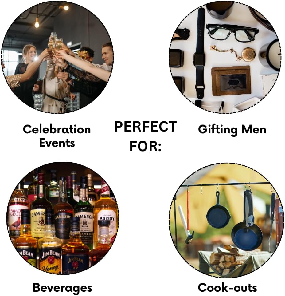 Ox Horn Ale Beer Mug (16-oz) Viking Horn Drinking Cup for Gift Vintage Beer Mugs with Polished Finish Mug, Shot Glass, and Bottle Opener with Handle -3 Pieces Set