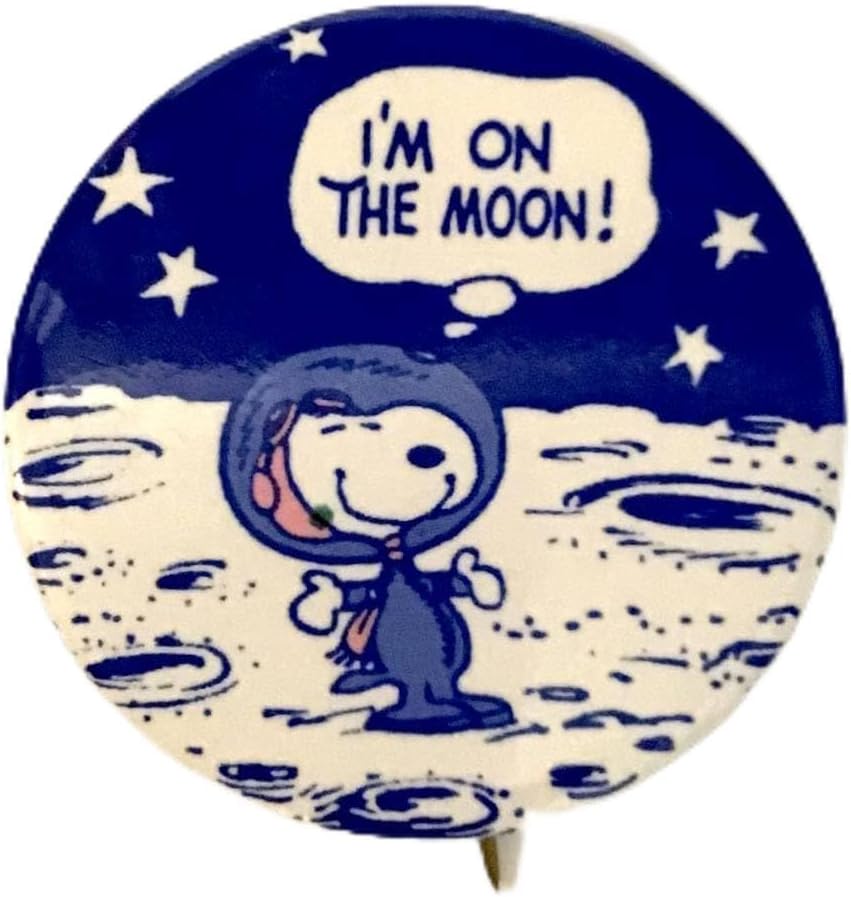 デッド 1969 アストロノーツ NASA Vintage 60s ピンバッチ 缶バッチ