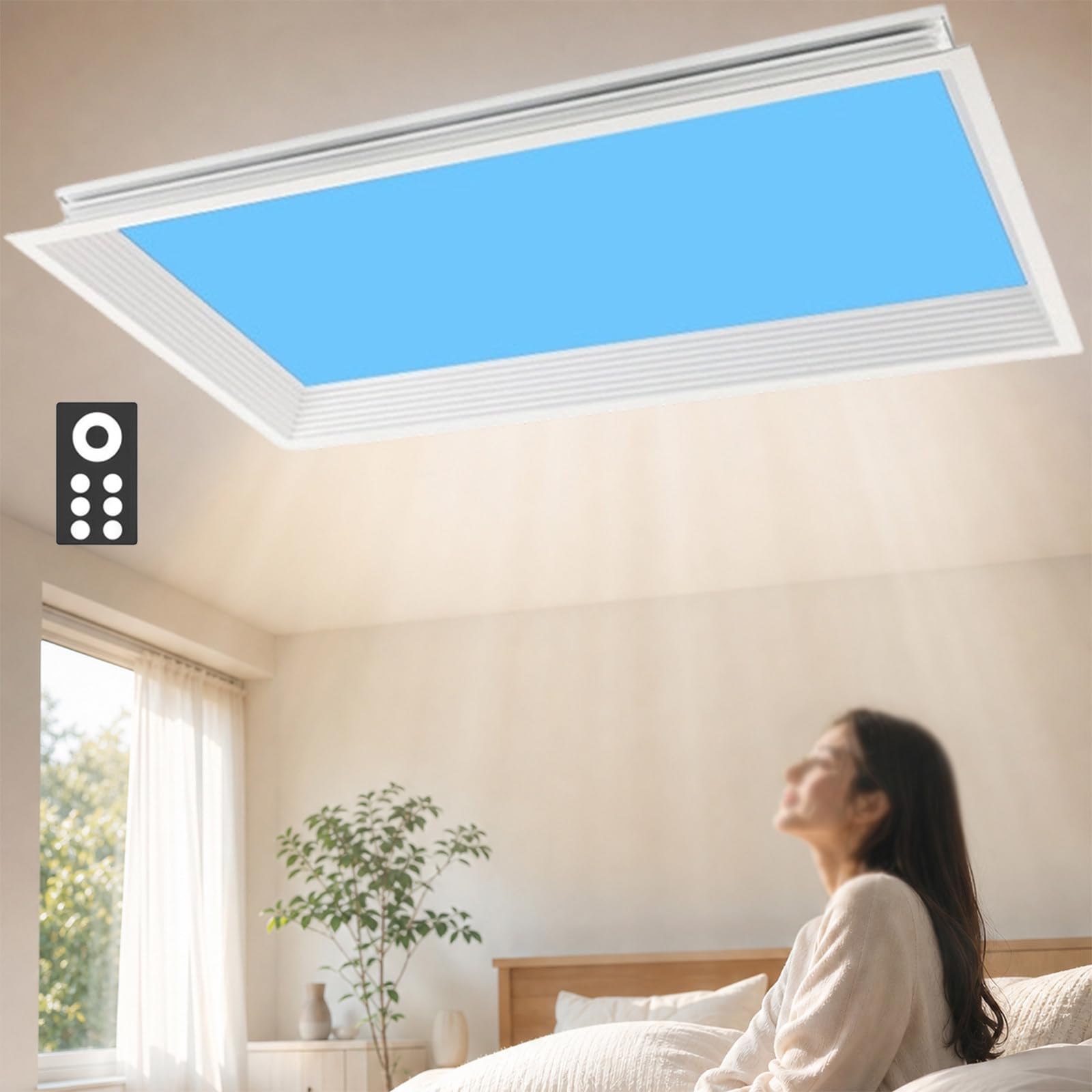 Plafonnier LED intelligent lucarne artificielle contre le manque de lumière
