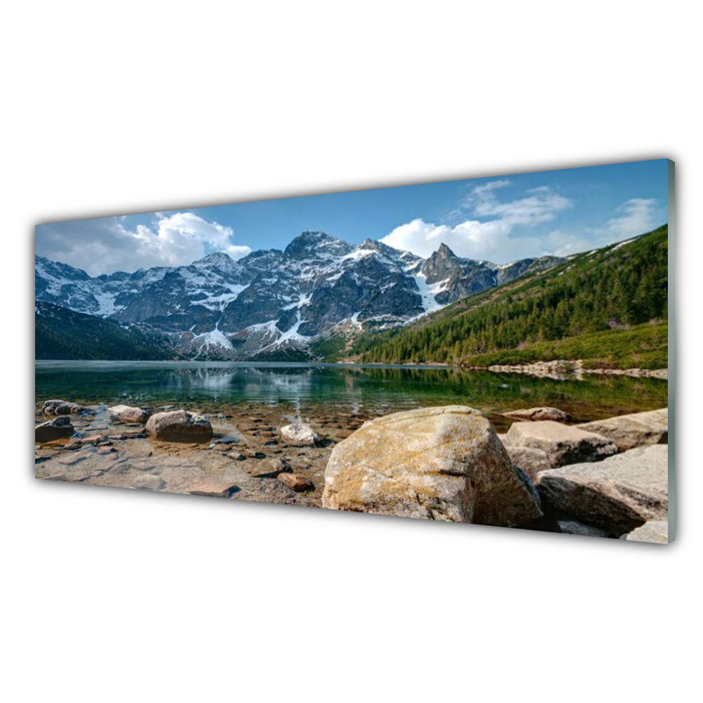 Impression sur verre trempé de haute qualité 125x50 cm déco murale