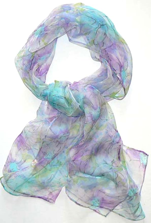 Hand rolled silk scarf Clearance