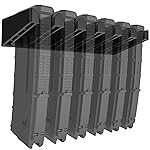 RUSFOL Solid ABS 6X Standard PMAG Wall Mount, Mag Holder, Home Magazine Storage Rack, 1 Pack