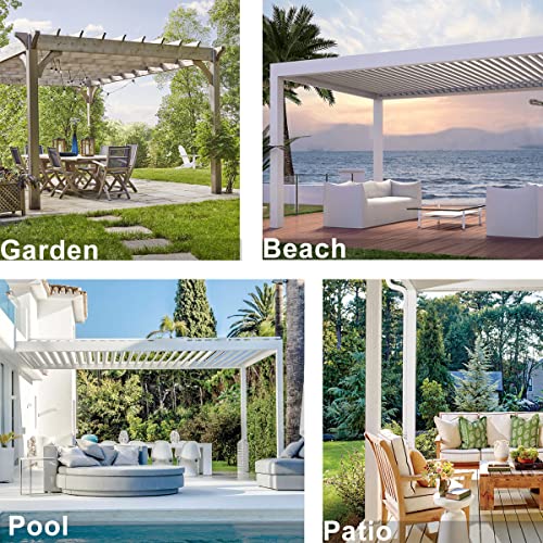 Sofjagetq 2 Panels Waterproof Indoor/Outdoor Curtains For Patio - Thermal Insulated, Sun Blocking Grommet Blackout Curtains For Pavilion Porch Backyard, 52 X 84 Inch, Fresh Green #TOP5