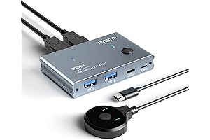 USB 3.0 Switcher 2 in 4 Out with USB-C