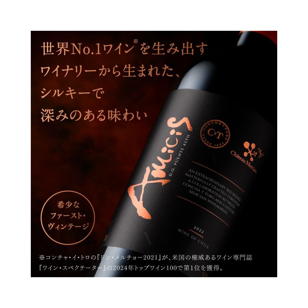 Amazon.co.jp: コンチャ・イ・トロ アミシス 瓶 750ml ギフト : 食品