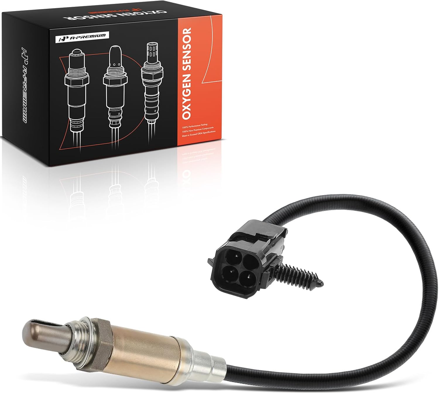 A-Premium O2 Oxygen Sensor Compatible with Chevrolet Caprice 1985 & Geo Tracker 1991-1995 & Isuzu Amigo 1993-1994, Impulse 1990-1992, Pickup 1993-1995 & Pontiac & Suzuki, Upstream, Replace# 1821356B00