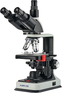 KOPPACE 40X-2500X Trinocular Compound Lab Biological Microscope Flat Field Achromatic Objective