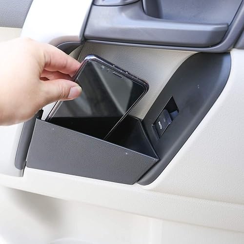 Miniatura 3 de YIWANG 4 unids para Toyota Land Cruiser Prado FJ150 150 2010-2018 Caja de almacenamiento de puerta de coche de plástico Accesorios de bandeja de