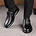 Men's Fashionable Business Shoes - Flat, Low-Cut one-Piece Style - Rubber Sole - Comfortable and Soft - Suitable for All-Season Daily Work Outfits (Black,6.5)