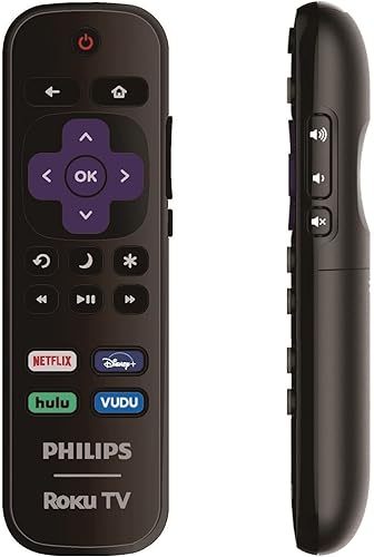 Miniatura 2 de Mando a distancia de repuesto OEM compatible con todos los televisores inteligentes Philips Roku TV【Solo funciona con Philips Roku TV, no para Roku