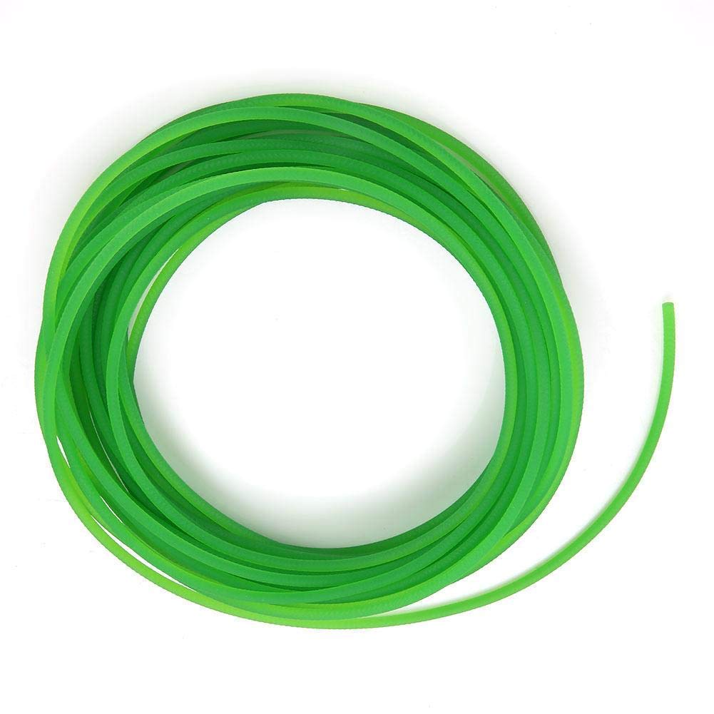 Correas redondas de uretano 3mm*10m Superficie rugosa verde Correa de transmisión de PU para transmisión