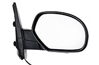 ZAPOSTS Right Passenger Side Mirror for 2007-2013 Chevy Silverado 1500/2500/3500 HD & GMC Sierra - Power Heated, Manual Fold