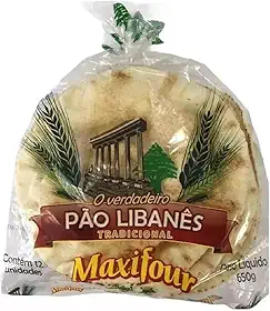 Pão Libanês Maxifour 650g