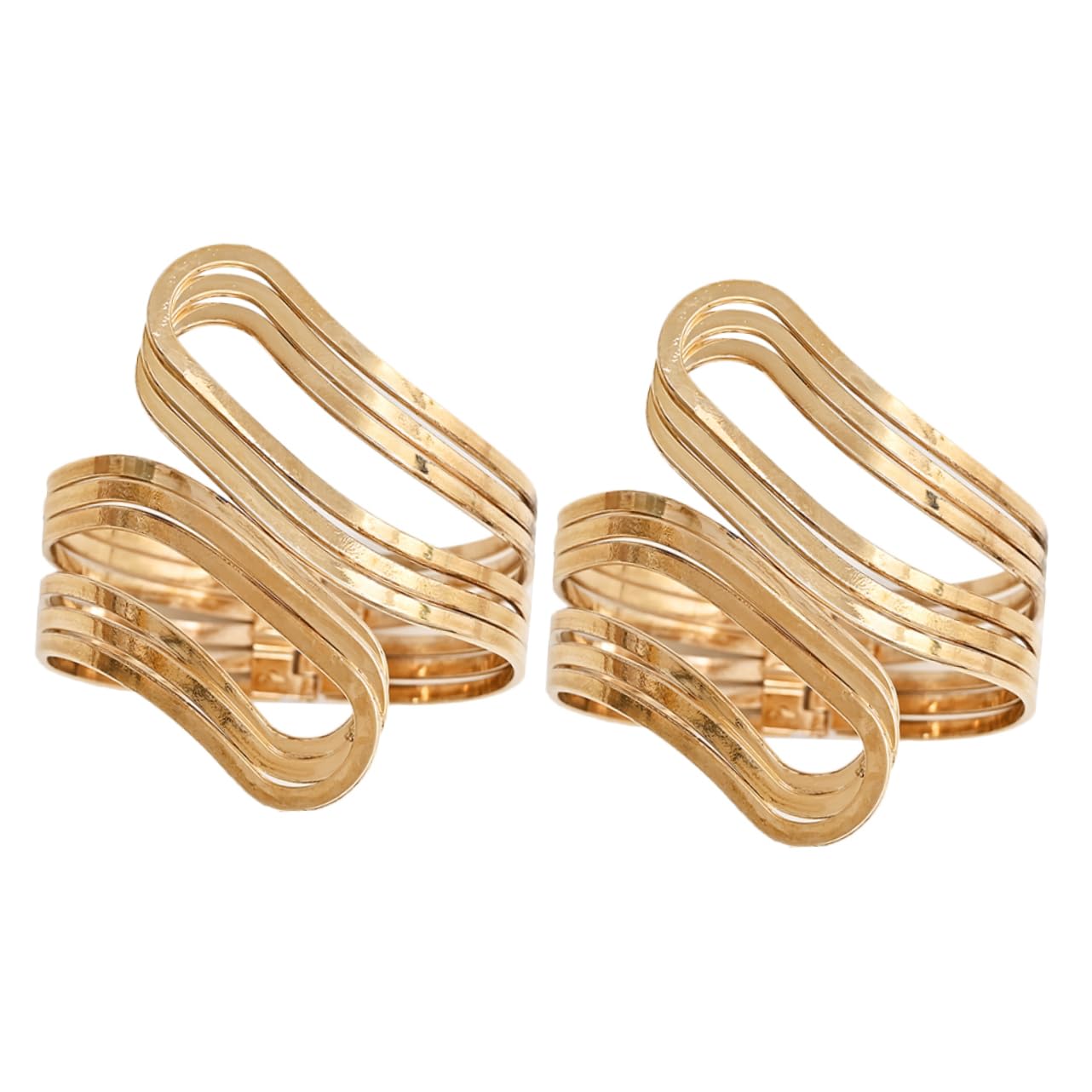 Anillos de cortina S-metálicos deslizantes que evitan atascos en las barras de salón