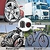 TCPENG 10PCS Tyre Valve Caps, with O Seal Ring, Universal Stem Dust Covers for SUV, Cars, Bike, Motorcycles, Trucks, Heavy-Duty, Airtight Seal, Screw-On, Easy to Operation (10 Pack Black) #2
