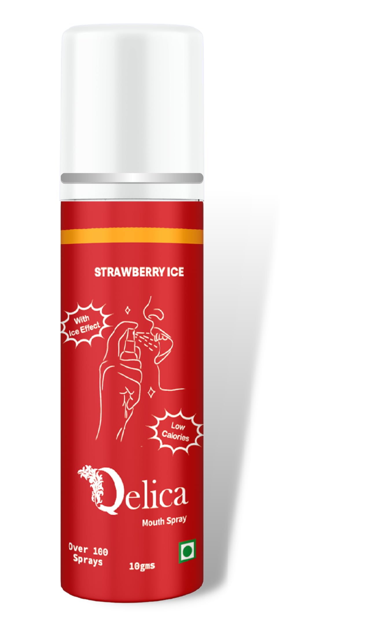 Qelica Kissing Mouth Spray 10g Valentine Kiss Ready Mouth Spray | Alcohol Free Breath Freshener For Men & Women (Strawberry Ice)-image-11
