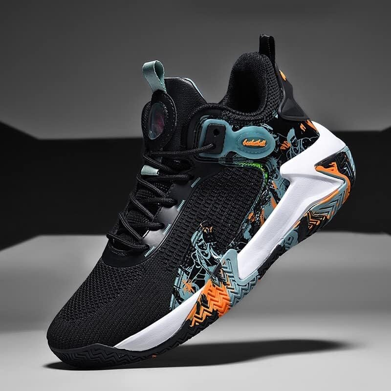 Zapatos de baloncesto transpirables con absorción de golpes y suela antideslizante para hombre 2