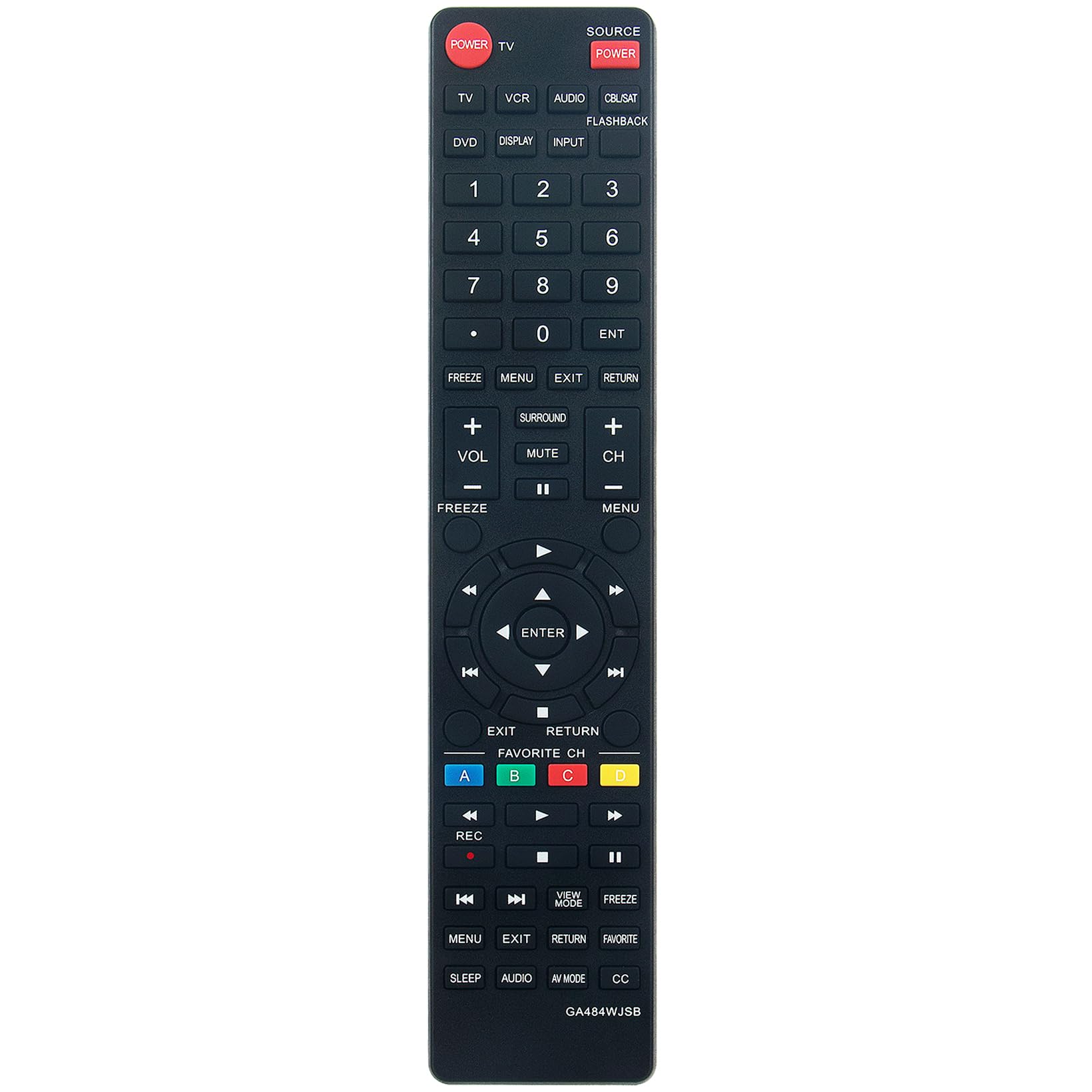 Télécommande GA484WJSB Sharp Aquos Remplacer Contrôle Perdu TV LC-32D40U