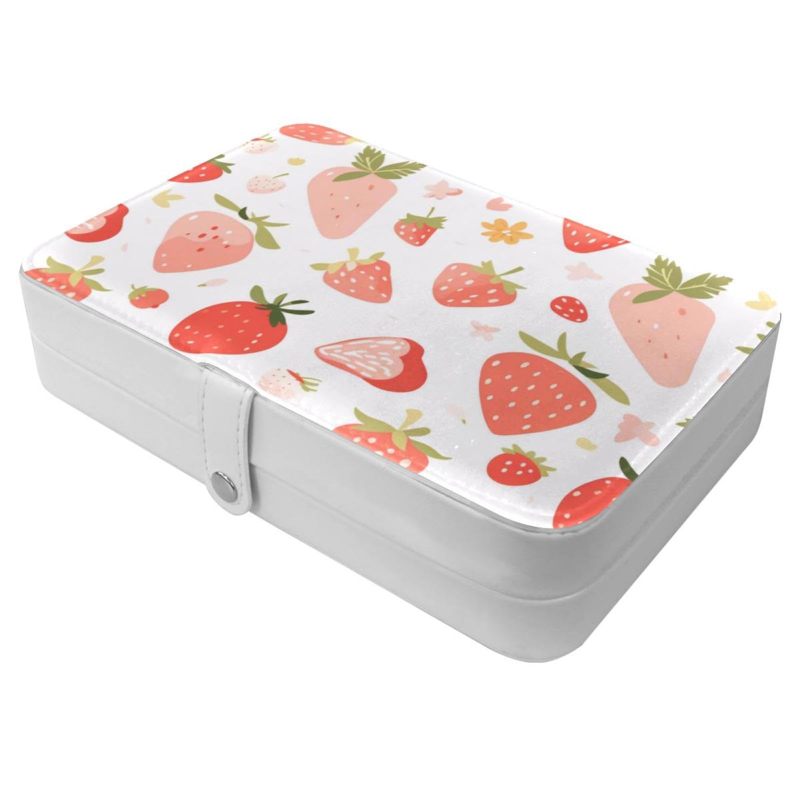 Cadeau parfait pour demoiselle d'honneur : boîte à bijoux fruits rouges romantique